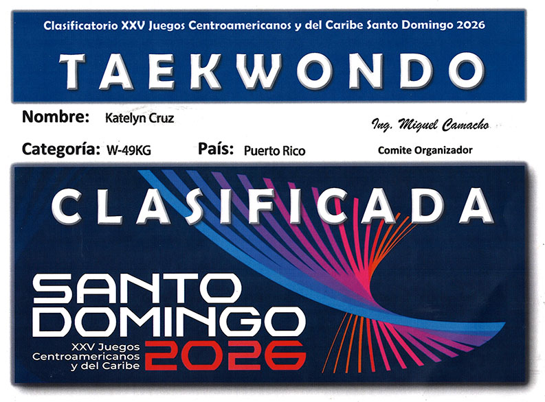 Katelyn Cruz Qualifies for 2026 Central American and Caribbean Games